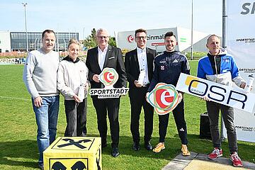 Bürgermeister Thomas Steiner präsentierte gemeinsam mit BLV-Präsident Rolf Meixner das hochkarätige Starterfeld für das Raiffeisen Austrian Open am 22. Mai. 